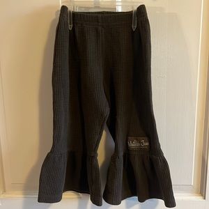 Matilda Jane 18 mos waffle-material big brown ruffles